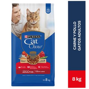 Alimento para Gato CAT CHOW de Carne Bolsa 8Kg