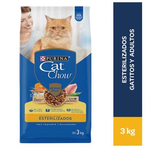 Comida para Gatos CAT CHOW Esterilizados Bolsa 3kg