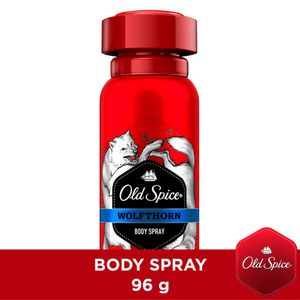 Desodorante para hombre Body Spray en Aerosol para Hombre OLD SPICE Wolfthorn Frasco 150ml