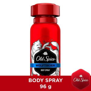 Desodorante Body Spray en Aerosol para Hombre OLD SPICE Wolfthorn Frasco 150ml