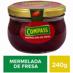 Mermelada de Fresa COMPASS Frasco 240g