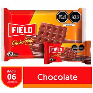 Galleta Chokosoda FIELD Paquete 6un