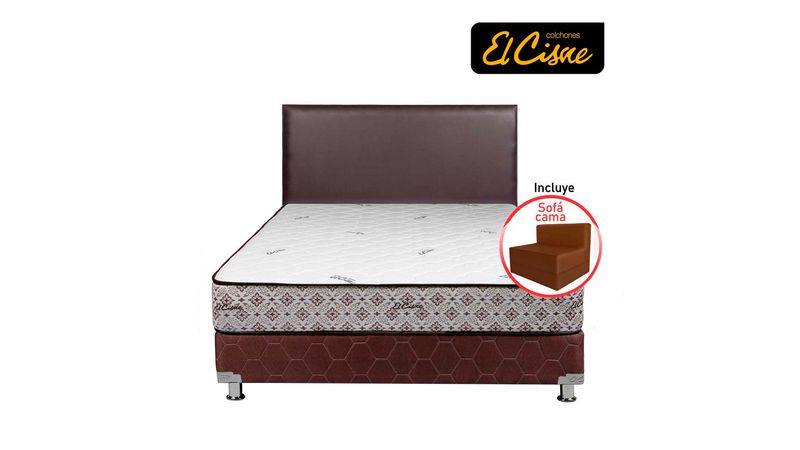 Cama EL CISNE Easy 2 Plazas + Sofá Cama + Cabecera | Vivanda