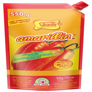 Ají Amarillo Molido SIBARITA Amarillin Doypack 550g