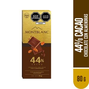 Chocolate con Leche y Almendras MONTBLANC Tableta 80g