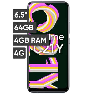 Smartphone REALME C21Y 6.5" 64GB 256GB Triple 13+2+2 MP Negro