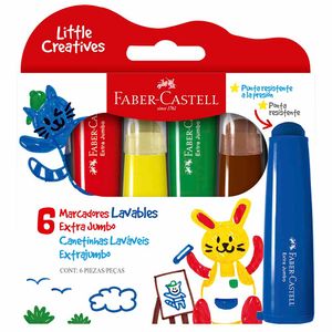 Marcador Lavable FABER CASTELL Extra Jumbo 354504