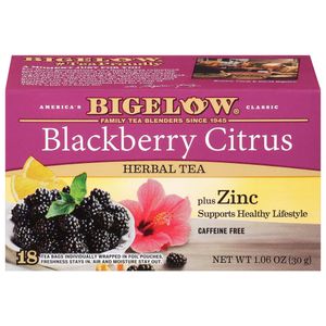 Infusión BIGELOW Herbal Tea Blackberry Citrus Caja 18un