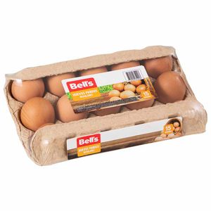 Huevos de Gallina BELL'S Pardos Bandeja 15un