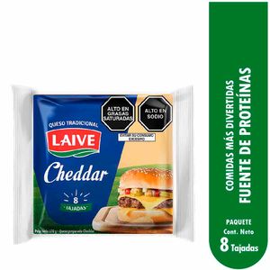Queso Cheddar LAIVE Paquete 170g