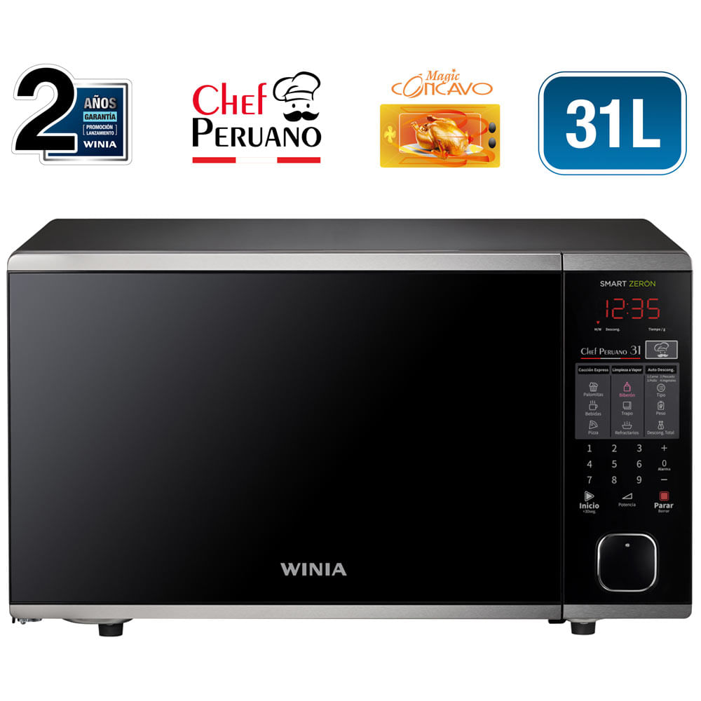 Horno Microondas WINIA 31L WMN-31CCB4 Negro | Vivanda