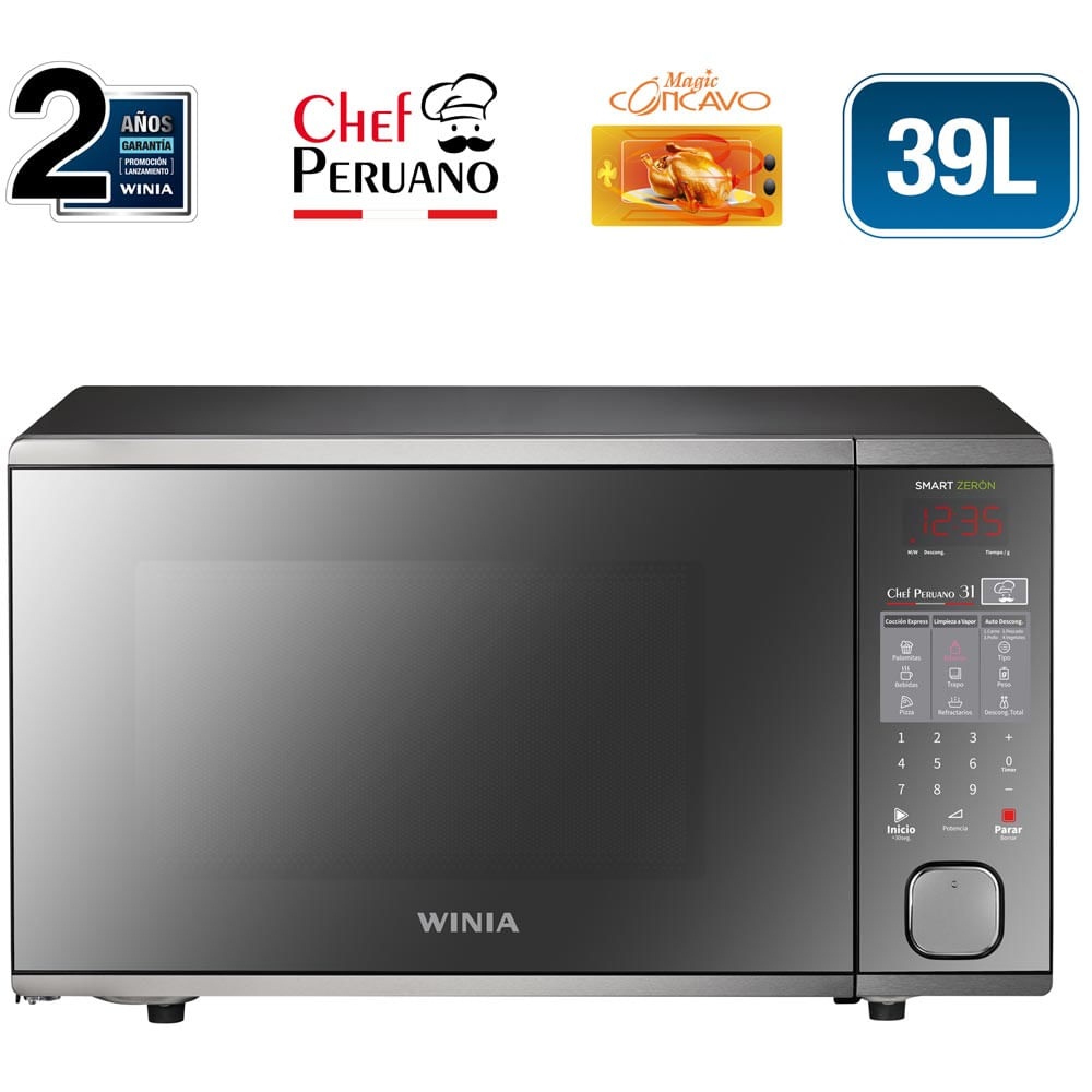 Horno Microondas WINIA 39L WMN-39CCM4 Silver | Vivanda