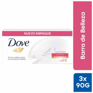Jabón de Tocador DOVE Surtido 90g Paquete 3un