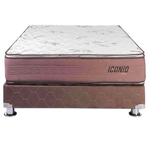 Conjunto Box Tarima EL CISNE Iconio PT 2 Plazas + 2 Almohadas de Fibra + Protector