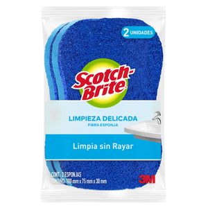 Esponja 3M Cero rayas baño 2en1 Paquete 2Un