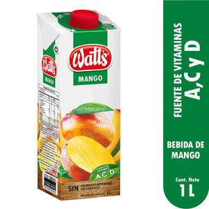 Bebida WATT'S Mango Caja 1L