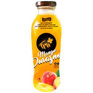 Bebida FRU+ Sabor a Mango y Durazno Botella 400ml