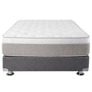 Conjunto Box Tarima EL CISNE Dynamic Queen + 2 Almohadas de Fibra + Protector