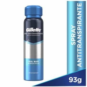 Desodorante en Aerosol para Hombre GILLETE Cool Wave Antitranspirante Frasco 150ml