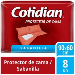 Protector para Cama COTIDIAN Sabanilla Paquete 8un