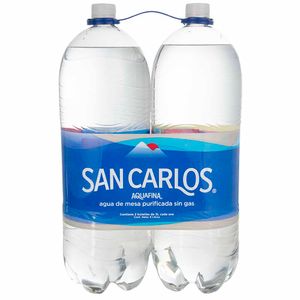 Agua SAN CARLOS Botella 3L Paquete 2un