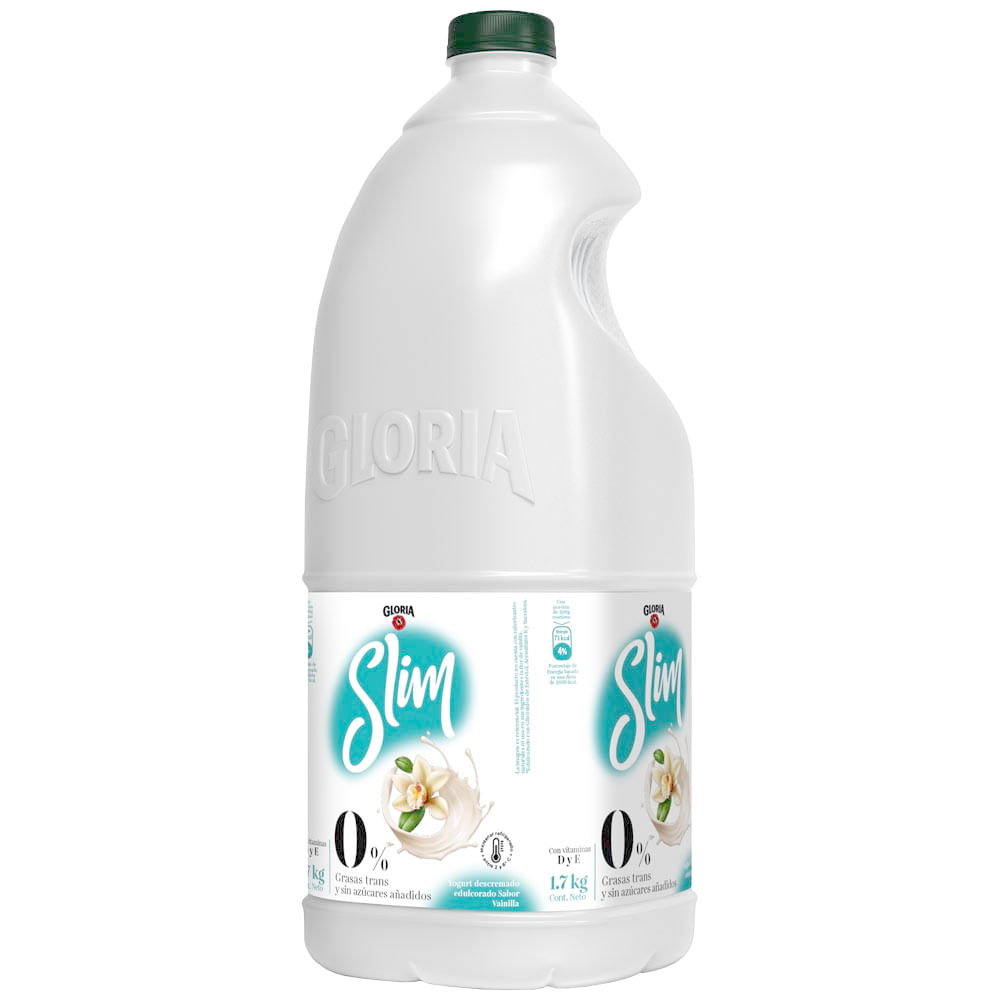 Yogurt Slim GLORIA Sabor a Vainilla Galonera 1.7Kg Vivanda
