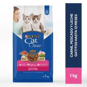 Comida para Gatos CAT CHOW Gatitos 1 a 12 meses Bolsa 1kg