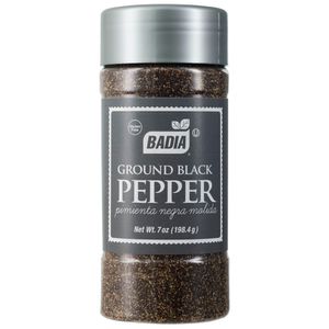 Pimienta Negra BADIA en Polvo Frasco 198.4g
