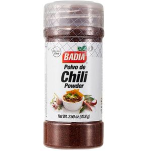 Chili BADIA en Polvo Frasco 77.9g
