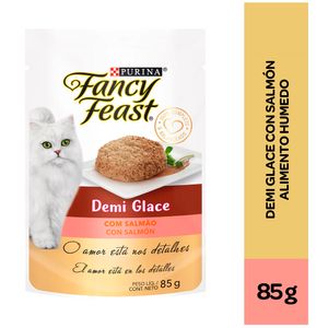 Alimento para Gatos FANCY FEAST WET Adultos Demi Glace Salmón Doypack 85g