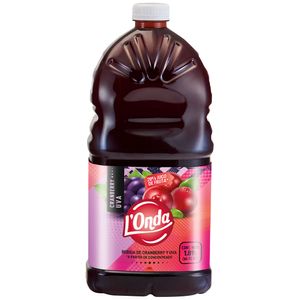 Jugo de Fruta L'ONDA Cranberry Uva Botella 1.89L