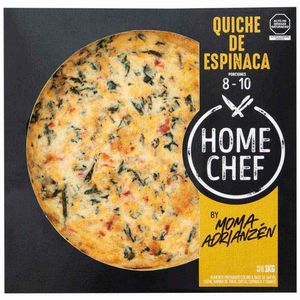 Quiche de Tomate y Espinaca HOME CHEF Caja 1un