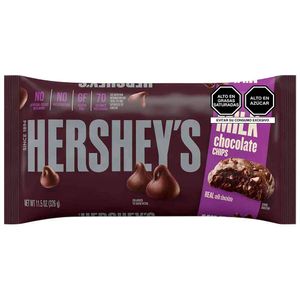 Chocolate HERSHEY'S Milk Chips Bolsa 326g