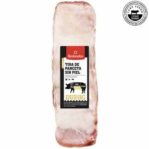 Tira de Panceta sin Piel REDONDOS Duroc
