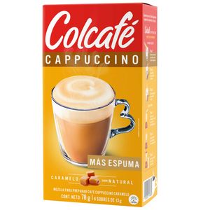 Café COLCAFÉ Capuccino Caramelo Caja 6un