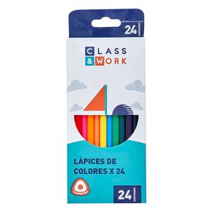 Colores Triangulares CLASS & WORK Caja 24un