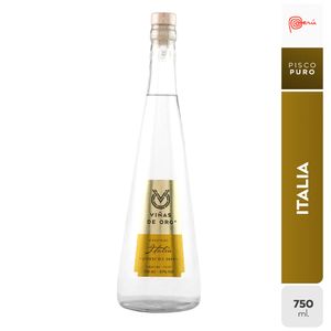 Pisco VIÑAS DE ORO Italia Botella 750ml