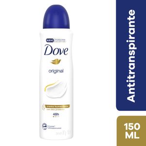 Desodorante en Aerosol para Mujer DOVE Original Frasco 150ml