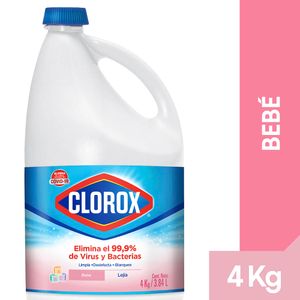 Lejía CLOROX Bebé Botella 4kg