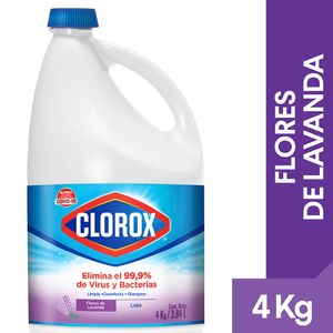 Lejía CLOROX Flores de Lavanda Botella 4kg