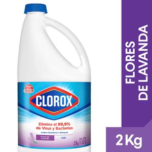 Lejía CLOROX Flores de Lavanda Botella 2kg