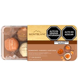 Bombones de Chocolate MONTBLANC Surtido Caja 7un