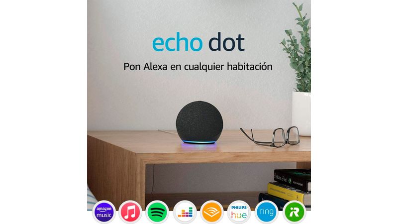 Parlante Inal mbrico AMAZON Echo Dot 4 Negro Vivanda