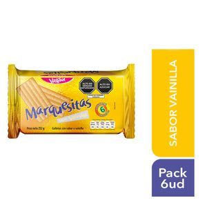 Galletas MARQUESITAS Sabor a Vainilla Paquete 6un