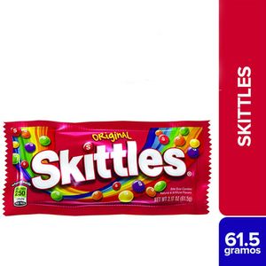 Caramelos SKITTLES ORIGINAL Duro Sabores Surtidos Bolsa 2.17Oz