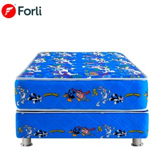 Cama Americana FORLI Looney Tunes Azul 1.5 Plazas