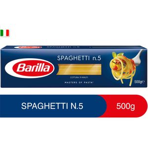 Fideos Spaghetti #5 BARILLA Caja 500g