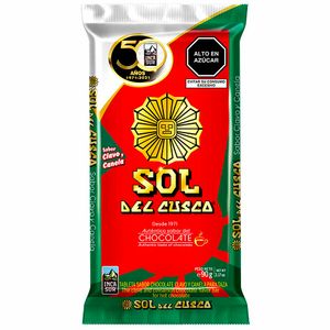 Chocolate para Taza SOL DEL CUSCO Canela y Clavo Tableta 90g