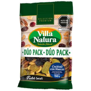 Duo Pack VILLA NATURA Cocktail Nueces + Berry Bolsa 300g