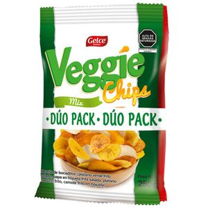 Duo Pack VEGGIE Chips Banana Bolsa 500g